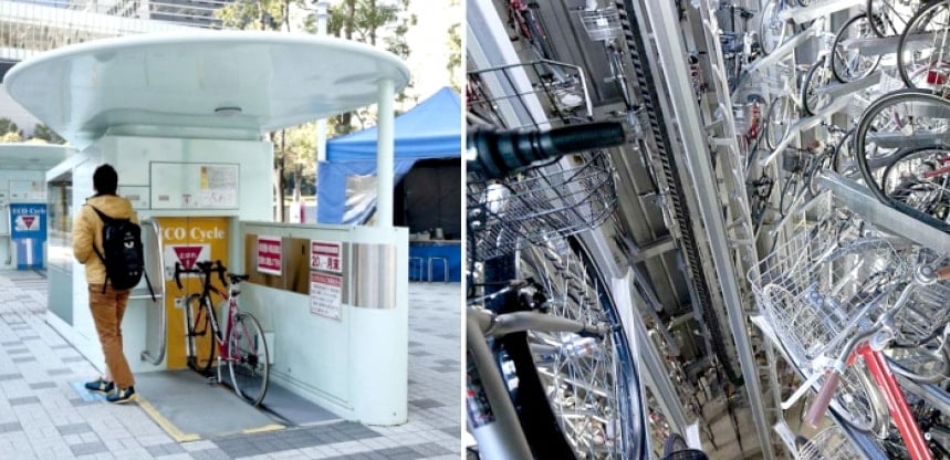 Japan S Amazing Automated Underground Bike Parking Cycling Today