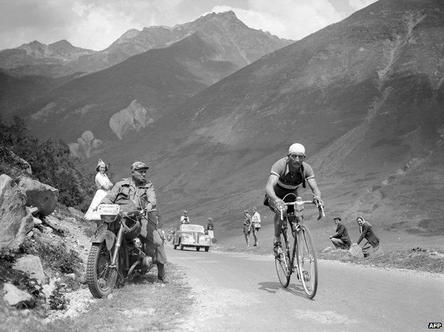 Gino Bartali in 1938 Tour de France