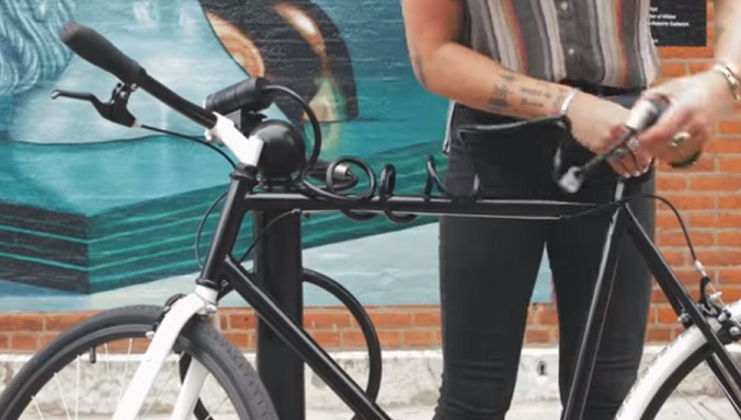 Lemurlock - world's first cable lock bike lights