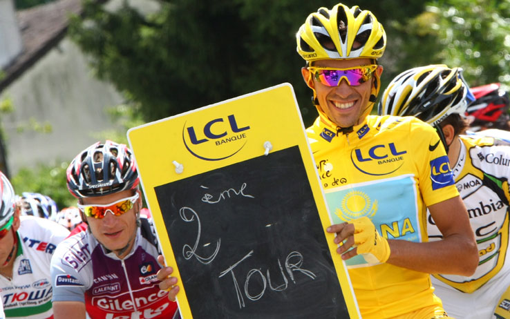 alberto contador tour de france 2009