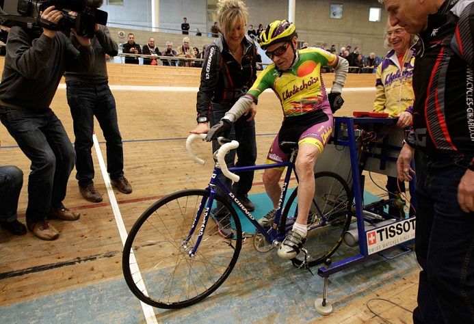 Money Raised For 105 Year Old Record Breaker Robert Marchand Cycling Today Official