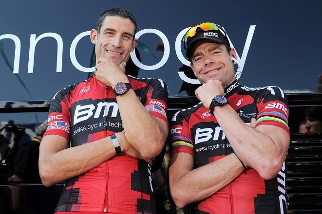 cadel evans and george hincapie