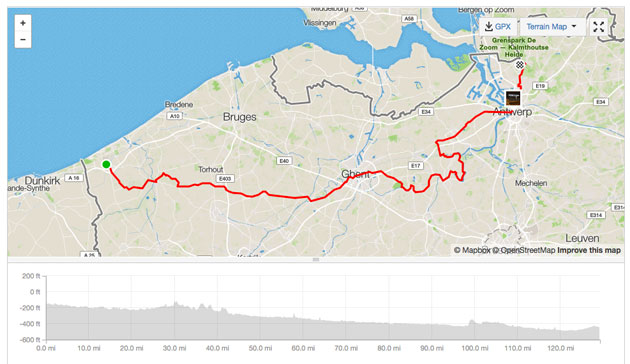 van der poel strava map