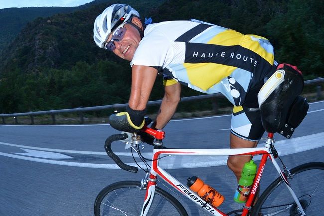 The inspiring story of the man who has ridden across the Dolomites