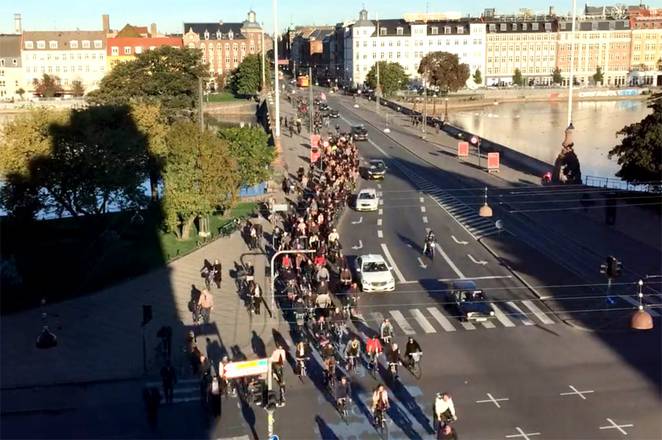 Copenhagen rush hour