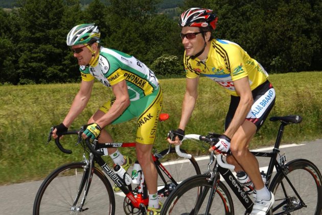 Floyd Landis and David Zabriskie