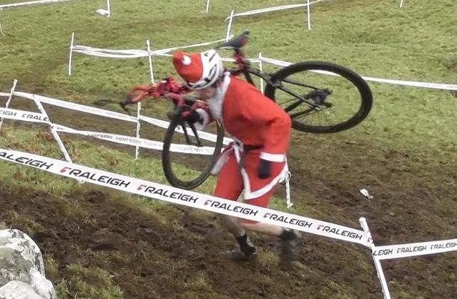 Santa cyclo-cross