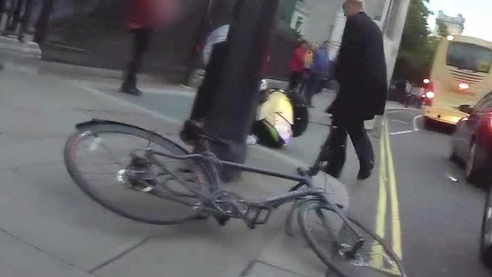 Chris Grayling doors cyclist