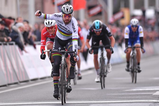 Peter Sagan takes the win at Kuurne-Brussels-Kuurne | Cycling Today ...