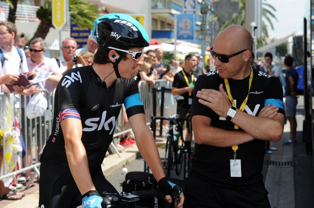 Dave Brailsford and Geraint Thomas