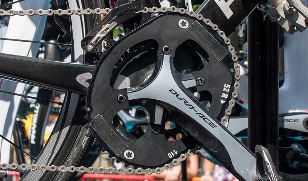 Oval best sale chainring crankset