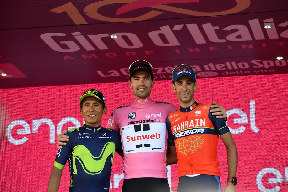 Giro 2017 podium