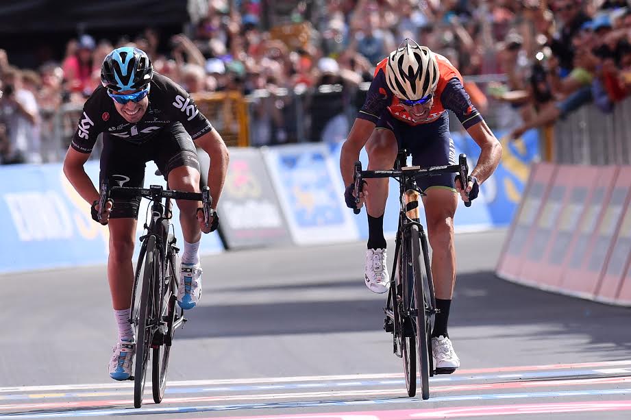 Mikel Landa and Vincenzo Nibali stage 16 giro 2017