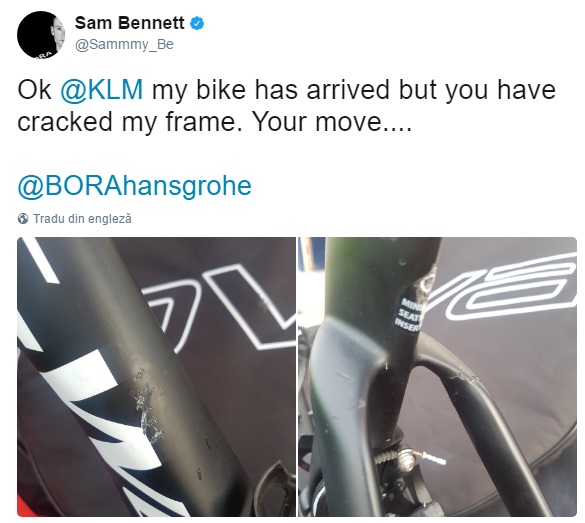 Sam Bennett bike