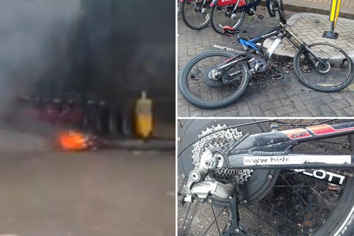 electric bike burns