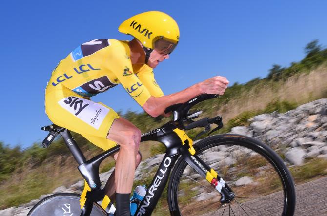 chris froome time trial bike