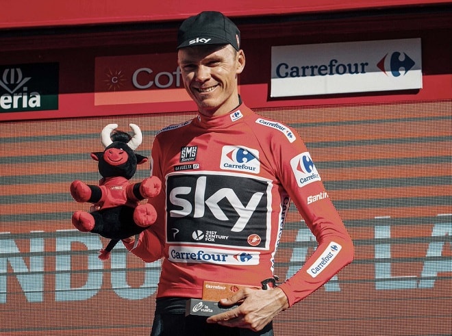 Chris Froome vuelta 2017