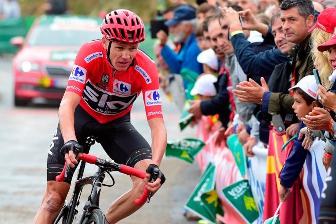 Will Chris Froome become the third cyclist to win the Tour-Vuelta