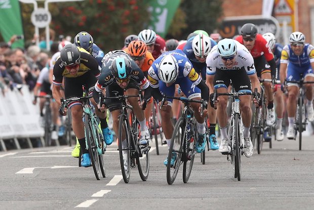 Gaviria Viviani Kristoff tour of britain stage 4