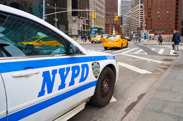 NYPD officer road rage cyclist