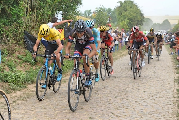 Tour de France cobblestones