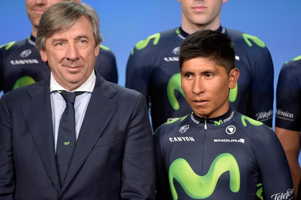 Eusebio Unzue and Nairo Quintana