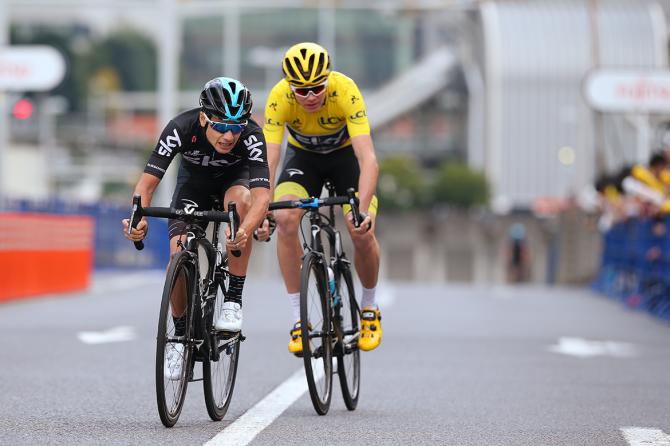 Kenny Elissonde and Chris Froome