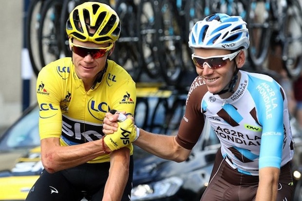 Romain Bardet Chris Froome