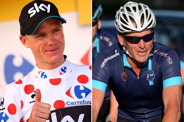 Froome and Armstrong
