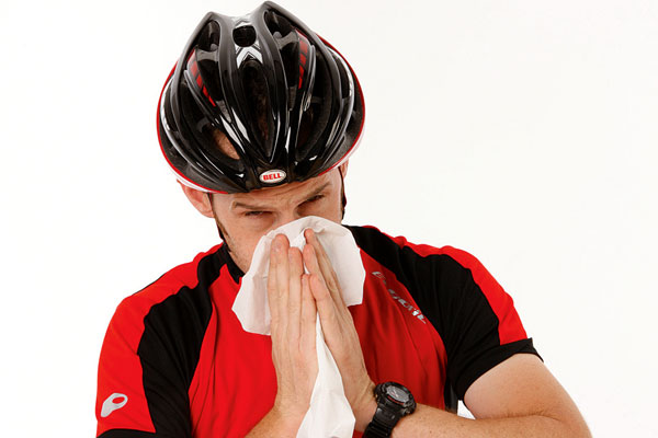 cycling with a cold