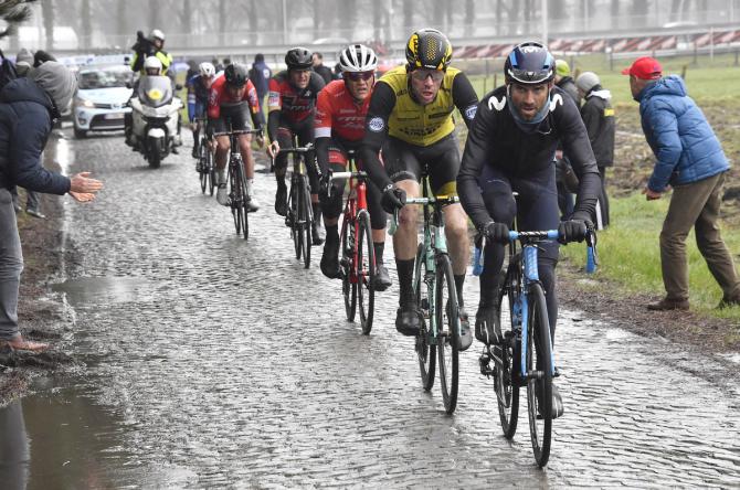 Alejandro Valverde cobblestones