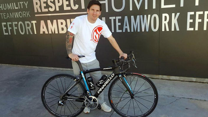 Lionel Messi bicycle