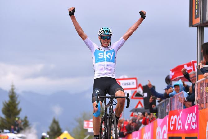 Chris Froome wins on monte zoncolan giro 2018