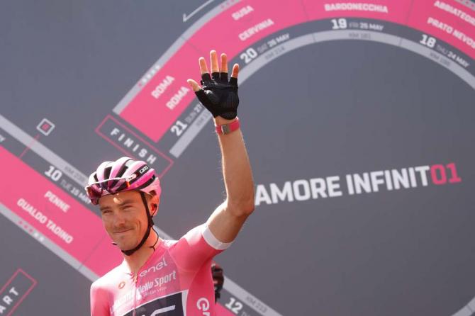 Rohan Dennis maglia rosa giro 2018