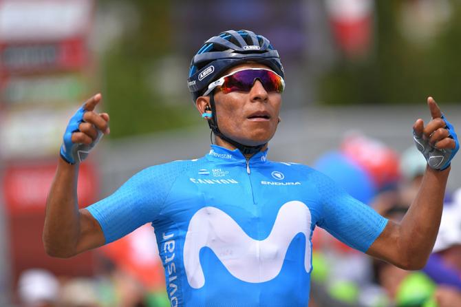 Nairo Quintana wins stage 7 tour de suisse 2018