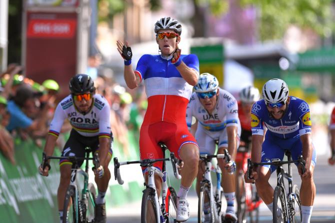 Arnaud Demare wins stage 8 Tout de Suisse 2018