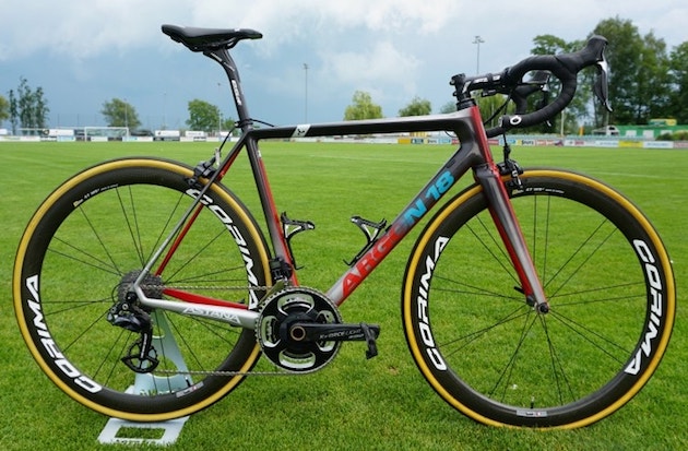 Jakob Fuglsang's custom-painted Argon 18 Gallium Pro