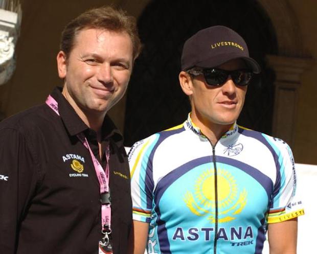 Johan Bruyneel and Lance Armstrong