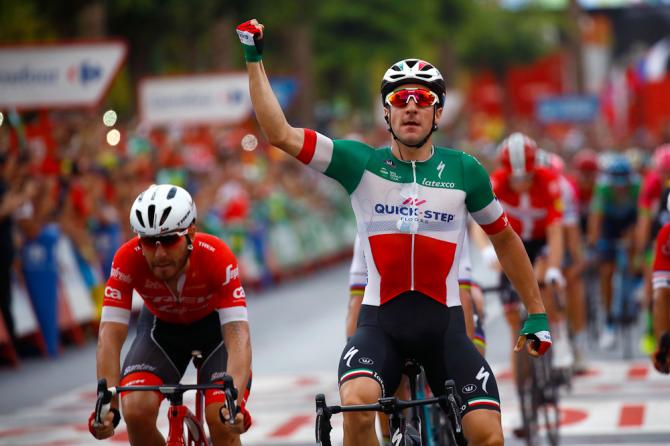 Elia Viviani wins stage 3 vuelta a espana 2018