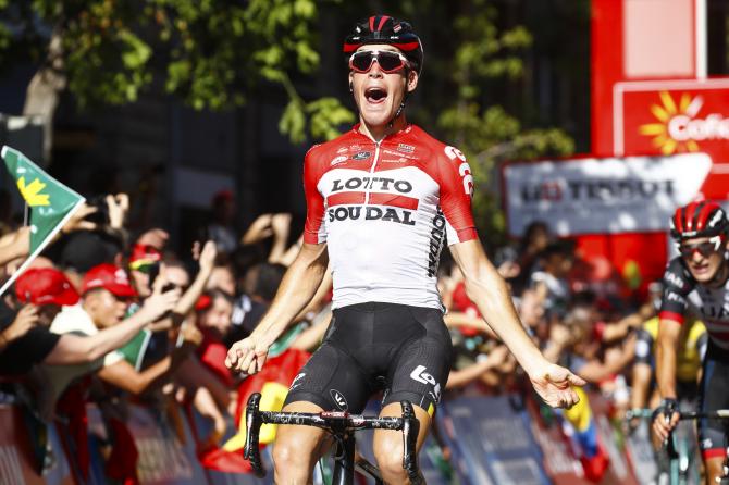 Jelle Wallays wins stage 18 vuelta a espana 2018