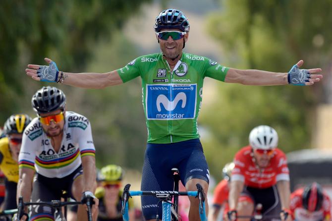 Alejandro Valverde wins stage 8 vuelta 2018