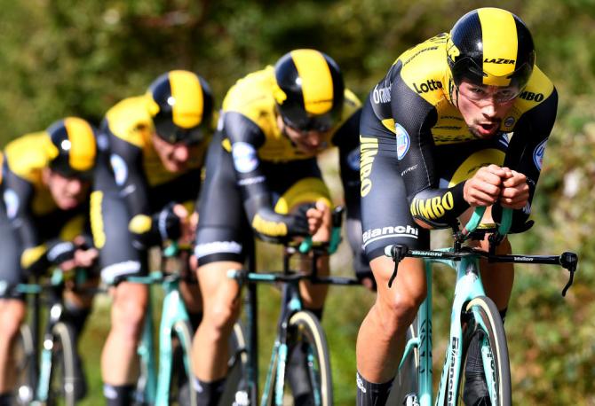 LottoNL-Jumbo wins tour of britain 2018 team time trial