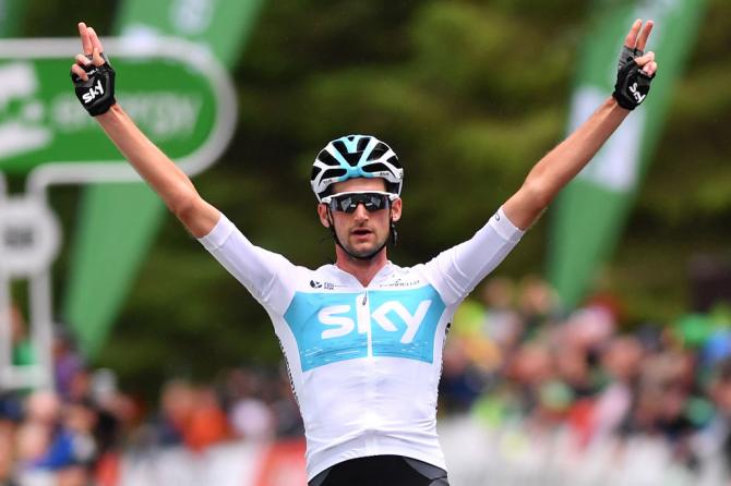 Wout Poels wins stage 6 Tour of Britain 2018