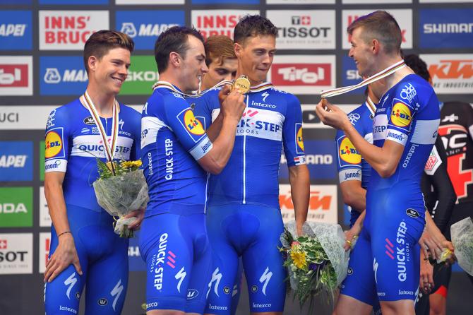 Quick-Step Floors wins team time trial world championships 2018