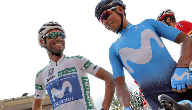 Alejandro Valverde and Nairo Quintana vuelta 2018