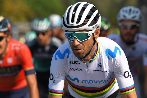 Alejandro Valverde finally wins the rainbow jersey