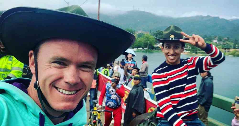 Chris Froome Colombia
