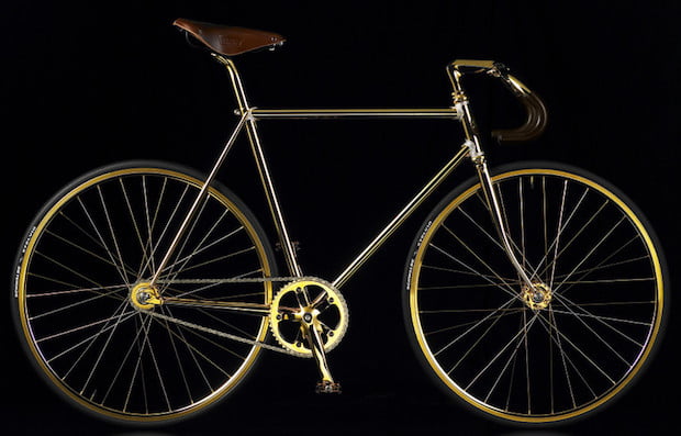 Aurumania Crystal Edition Gold Bike