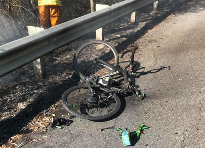 Pinarello converted to e-bike explodes into flames