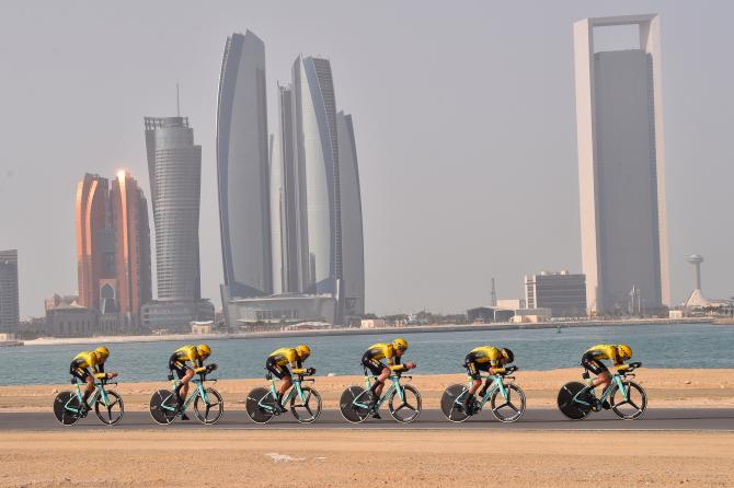 Jumbo-Visma wins UAE Tour 2019 stage 1